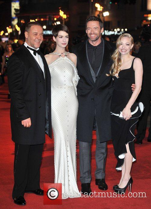 Les Miserables cast, London Premiere