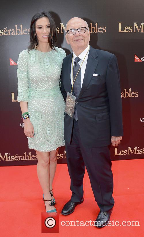 Rupert and Wendi Deng Murdoch, Les Miserables Premiere