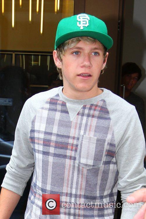 Niall Horan of One Direction leaving the Sony