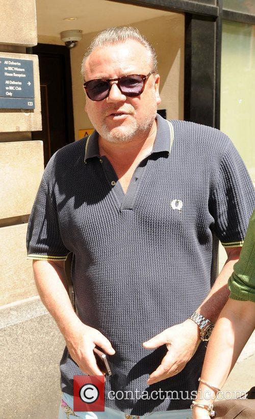 Ray Winstone at BBC Radio 2 studio