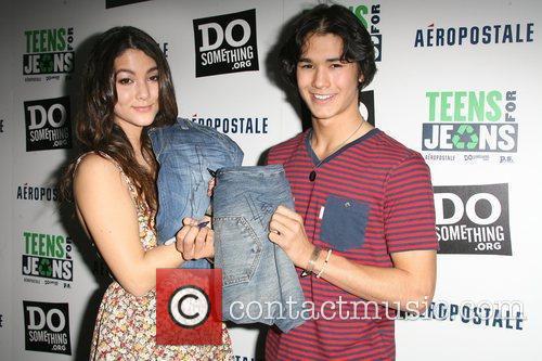 Fivel Stewart and Booboo Stewart DoSomething.org and Aeropostale