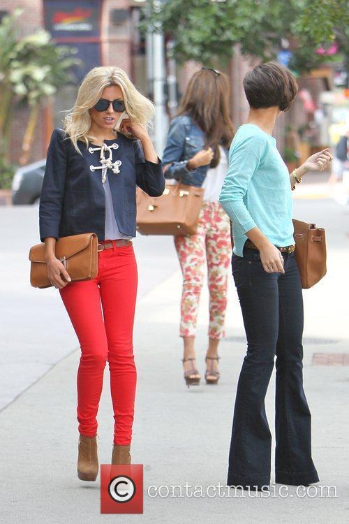 Mollie King Frankie Sanford The Saturdays looking casually