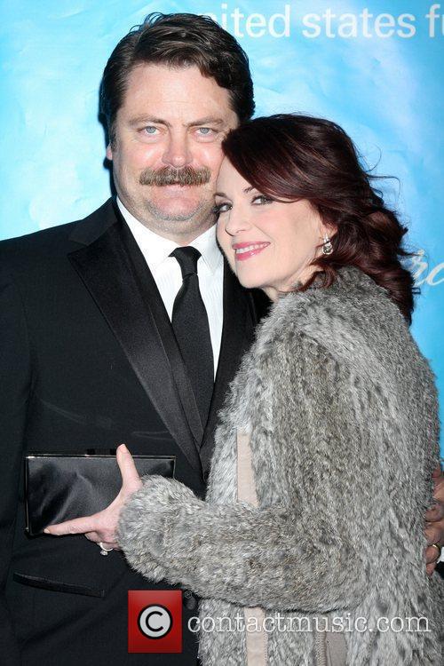 Megan Mullally and Nick Offerman The 2011 Unicef