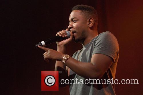 Kendrick Lamar Performing at a Concert in Glasgow, Scotland United Kingdom