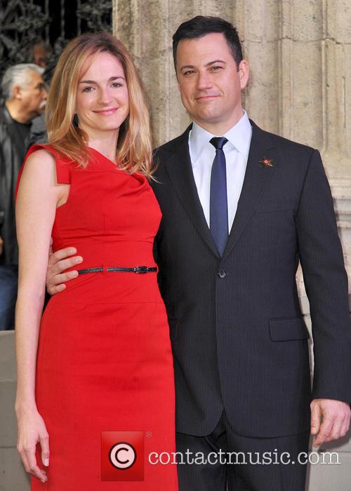 Jimmy Kimmel And Molly McNearny At The Ceremony, Honoring Kimmel