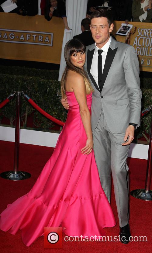 Lea Michele and Cory Monteith