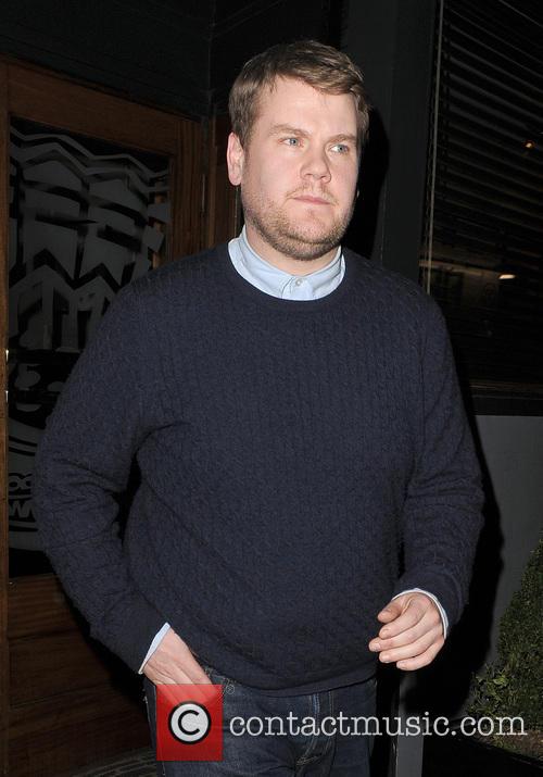 James Corden leaves the Groucho Club