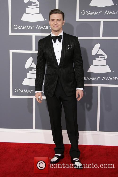 Justin Timberlake at the 2013 Grammys