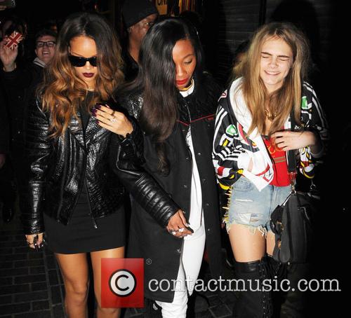 Rihanna and Cara Delevingne, The Box Nightclub