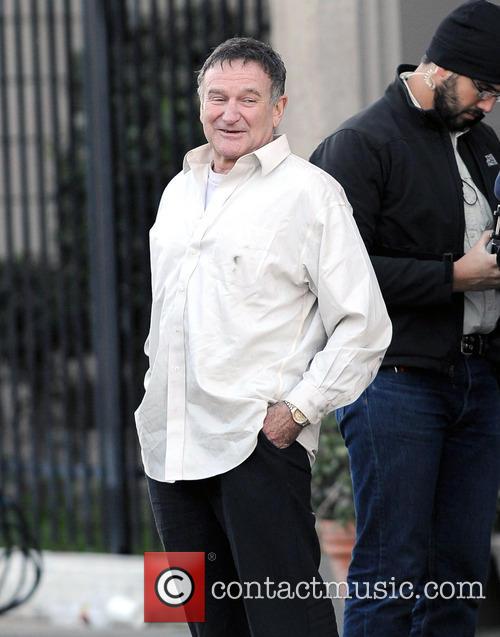 Robin Williams On Set