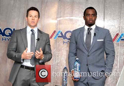 Mark Wahlberg and Sean Combs - Sean 'Diddy' Combs and Mark Wahlberg Host Press Conference To Announce Their Newest Venture Water Brand AQUAhydrate - Los Angeles, CA, United States