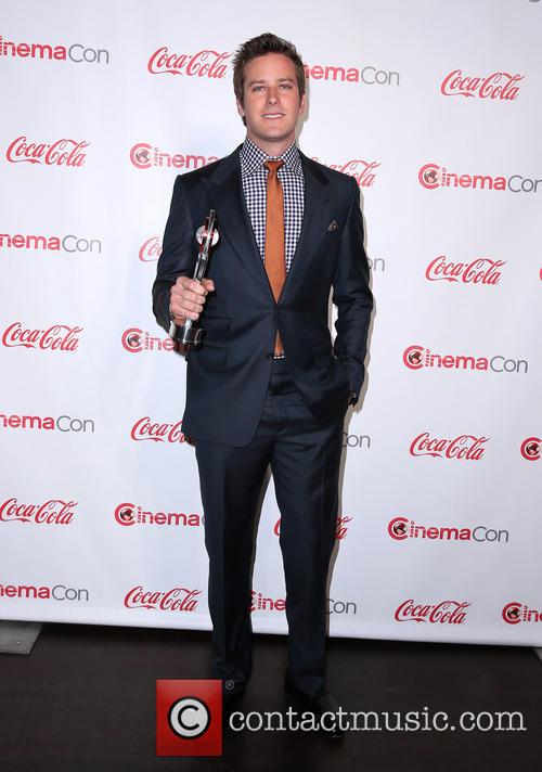 Armie Hammer at CinemaCon Big Screen Achievement Awards