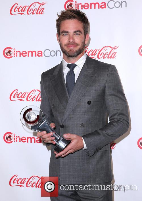 Chris Pine at CinemaCon Big Screen Achievement Awards