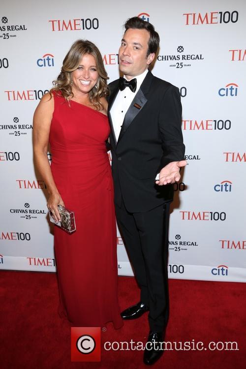 Jimmy Fallon and Nancy Juvoven at 2013 TIME 100 Gala