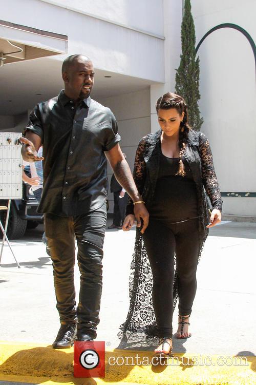 Kanye West and Kim Kardashian