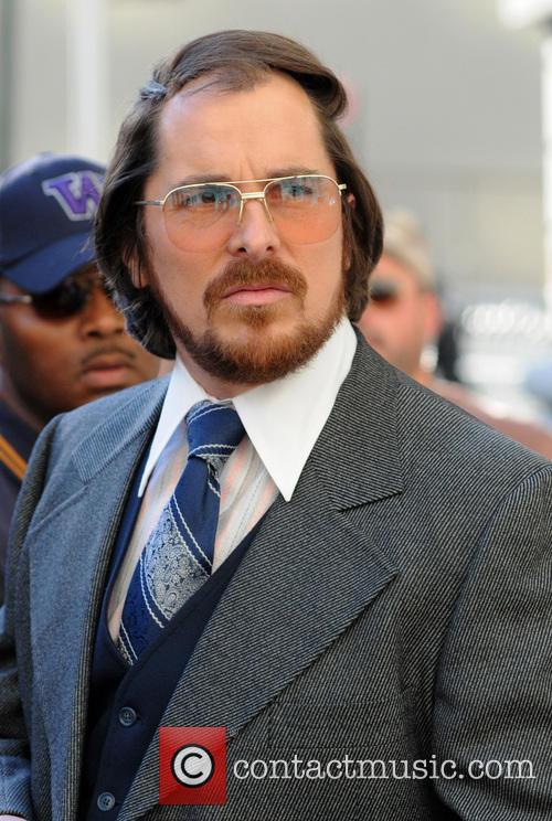 Christian Bale, American Hustle Set