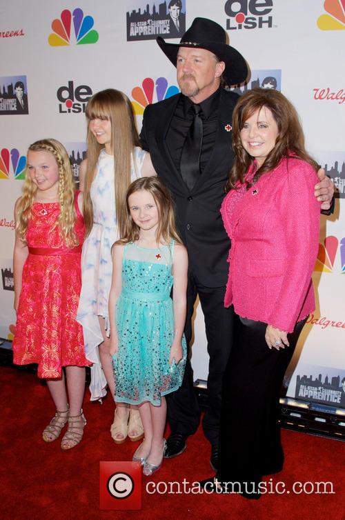 Trace Adkins and family