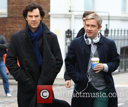 Benedict Cumberbatch and Martin Freeman