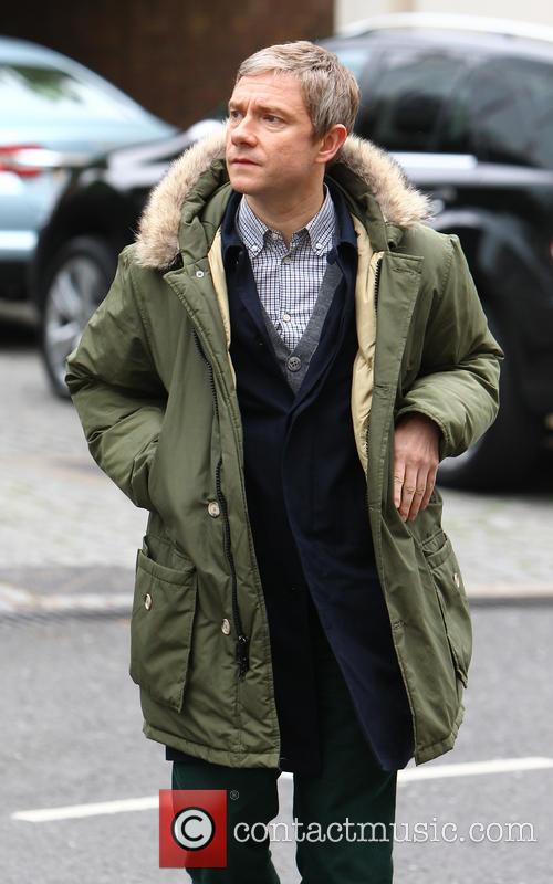 Martin Freeman, Sherlock Filming