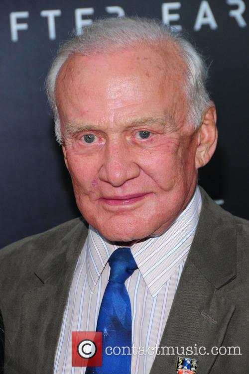 Buzz Aldrin at 'After Earth' New York premiere