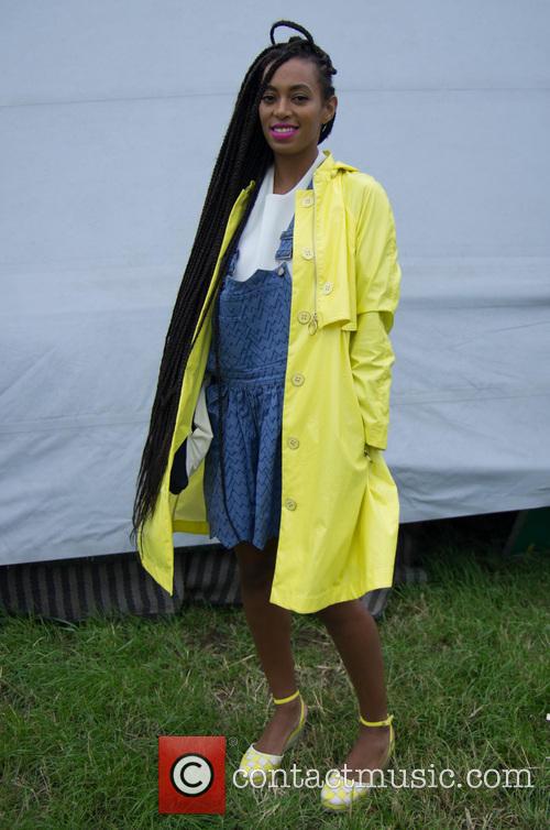 Solange Knowles Glastonbury Yellow Coat