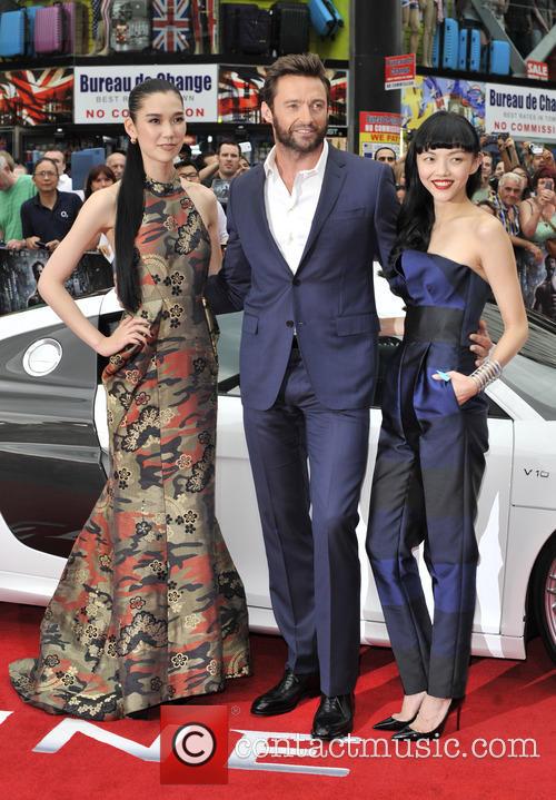 Hugh Jackman, Rila Fukushima and Tao Okamoto