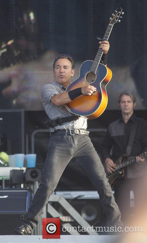 Bruce Springsteen performs live at King's Hall, Belfast