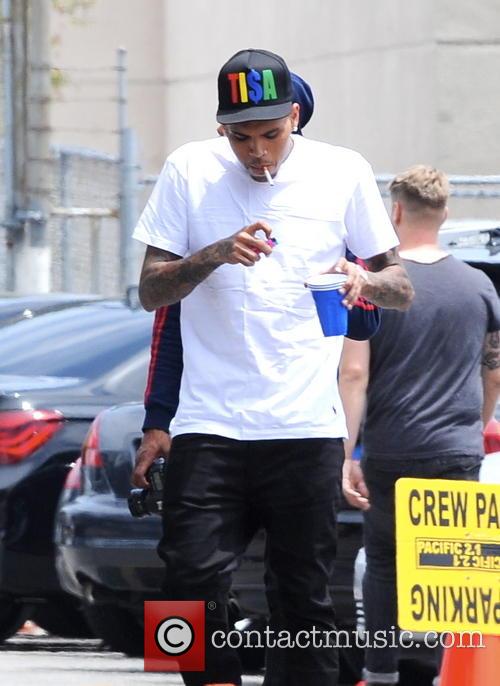 Chris Brown, More Love Video Shoot