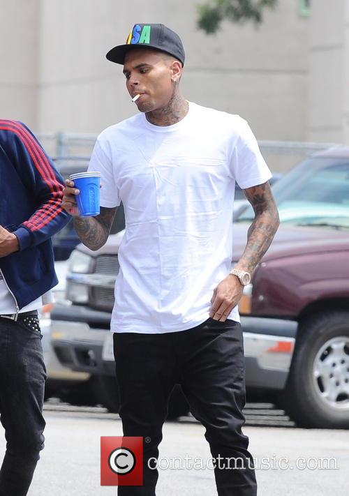 Chris Brown, More Love Video Shoot