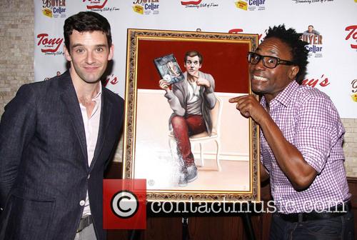 Picture - Michael Urie and Billy Porter at Times Square