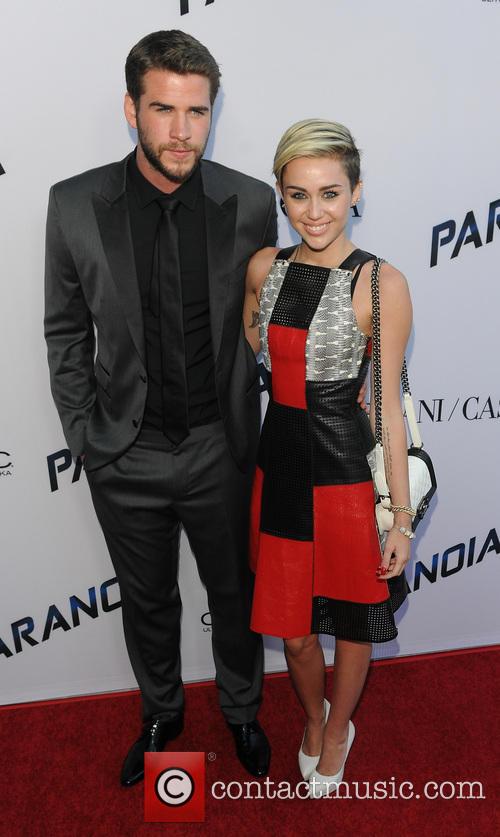 Liam Hemsworth and Miley Cyrus