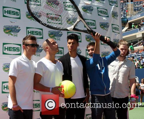 The Wanted, Max George, Siva Kaneswaran, Jay McGuiness, Nathan Sykes, Tom Parker, USTE Billie Jean National Tennis Center