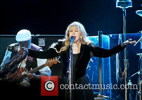Stevie Nicks performing live in concert with Fleetwood Mac at the Manchester Arena, United Kingdom