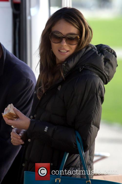 Liz Hurley, The Royals Film Set