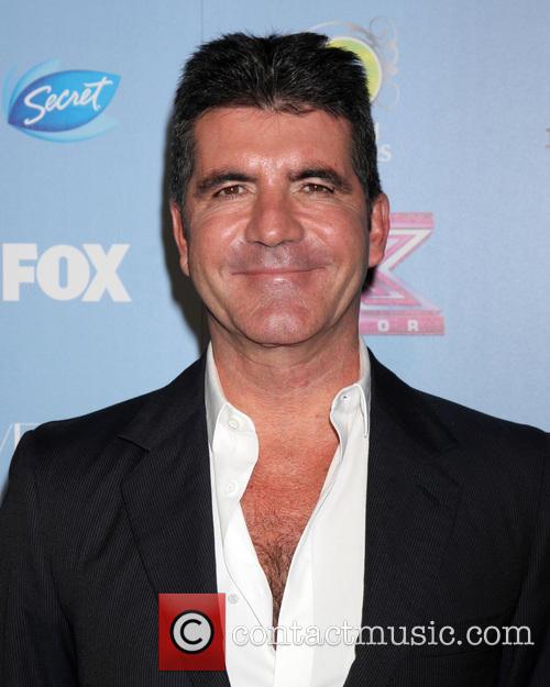 Simon Cowell at The X Factor USA Top 12 Party