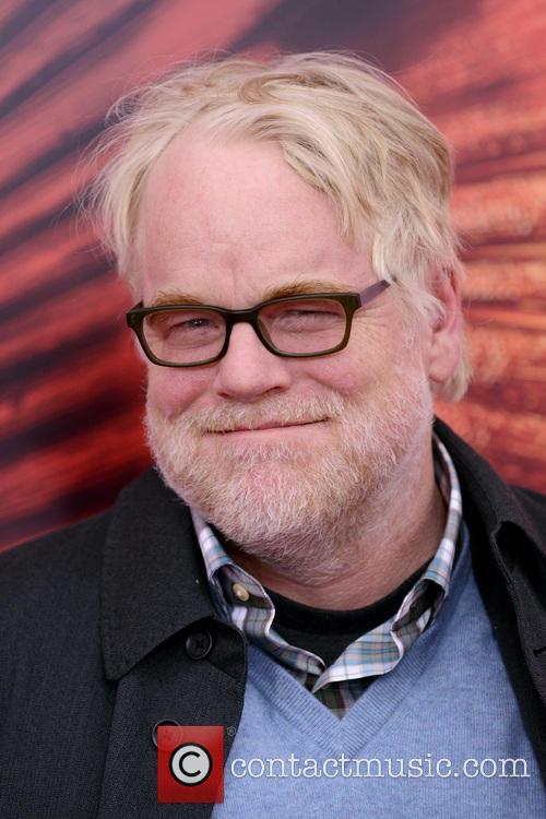 Seymour Hoffman at Hunger Games Screening