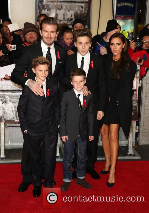 David Beckham and family