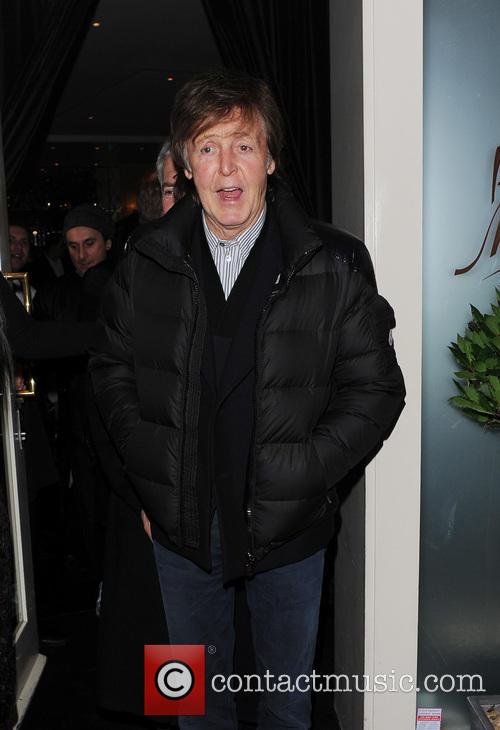 Paul McCartney In A Puffa Jacket