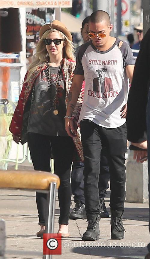 Ashlee Simpson, Evan Ross, West Hollywood