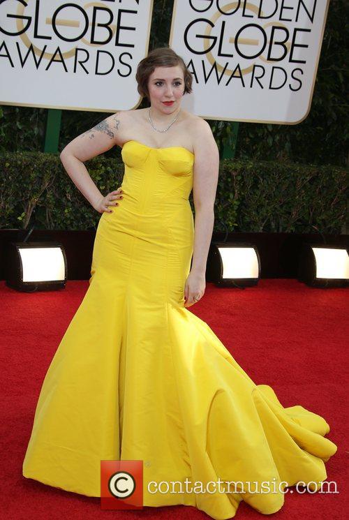 Lena Dunham Golden Globes