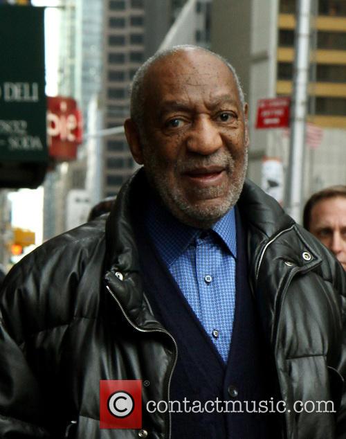 Bill Cosby outside The Late Show with David Letterman