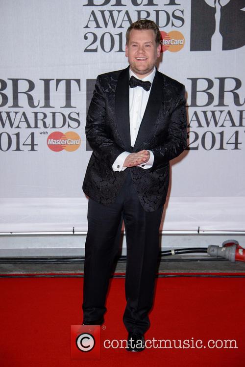 James Corden at the Brit awards