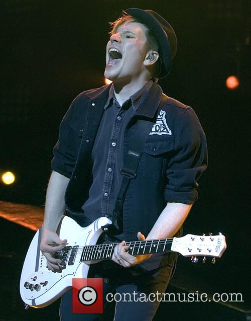 Patrick Stump and Fall Out Boy perform live at The SSE Hydro in Glasgow, Scotland