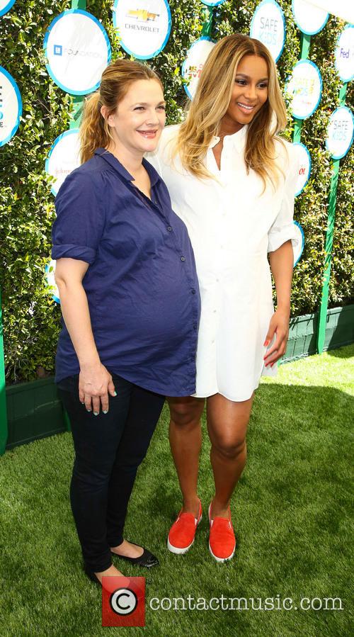 Drew Barrymore and Ciara