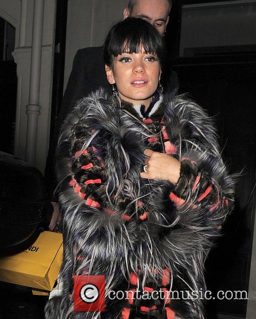 Lily Allen Fendi Store Launch