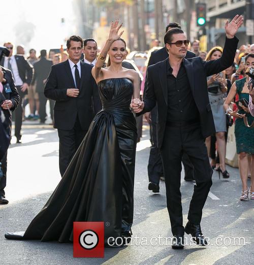 Angelina Jolie and Brad Pitt 