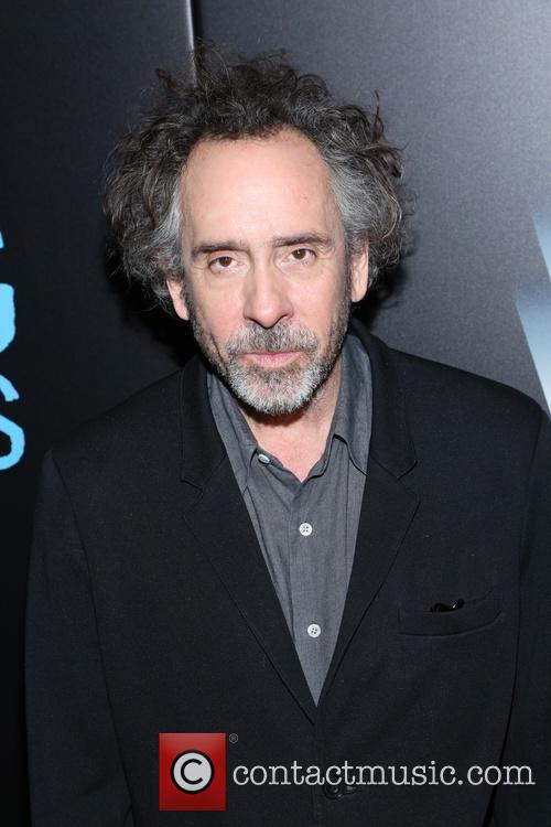 Tim Burton at 'Big Eyes' premiere