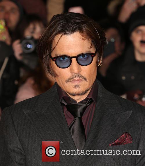 Johnny Depp at the Mortdecai premiere