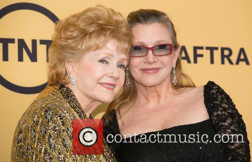 Debbie Reynolds and Carrie Fisher