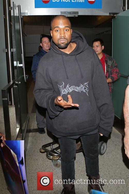 Kanye West at LAX